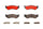 Front Disc Brake Pad Set for F-150 Heritage, F-150, Expedition+Mor
