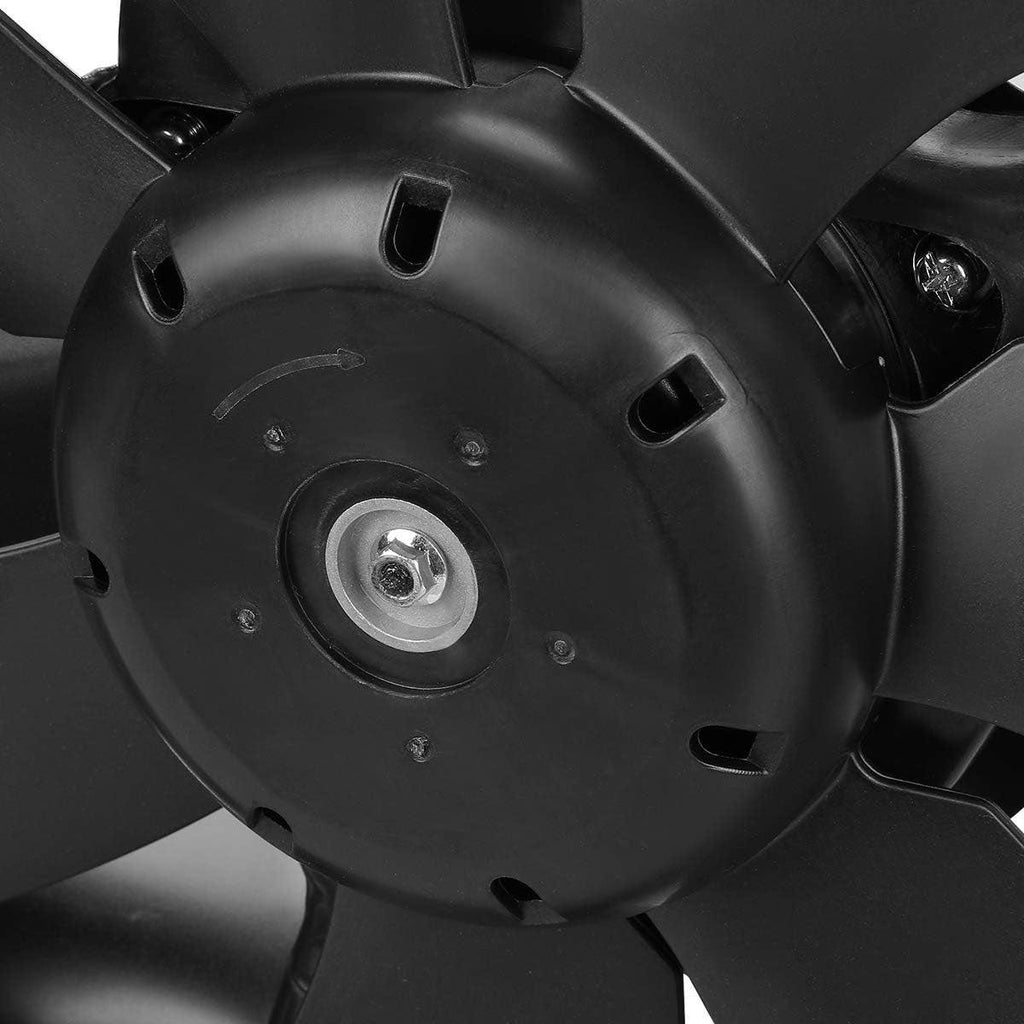 OEM-RF-0232 Factory Style Radiator Cooling Fan Assembly Cooling Efficiency Improved Direct Replacement [Compatible with 2002-2006 Sentra 1.8L],Black