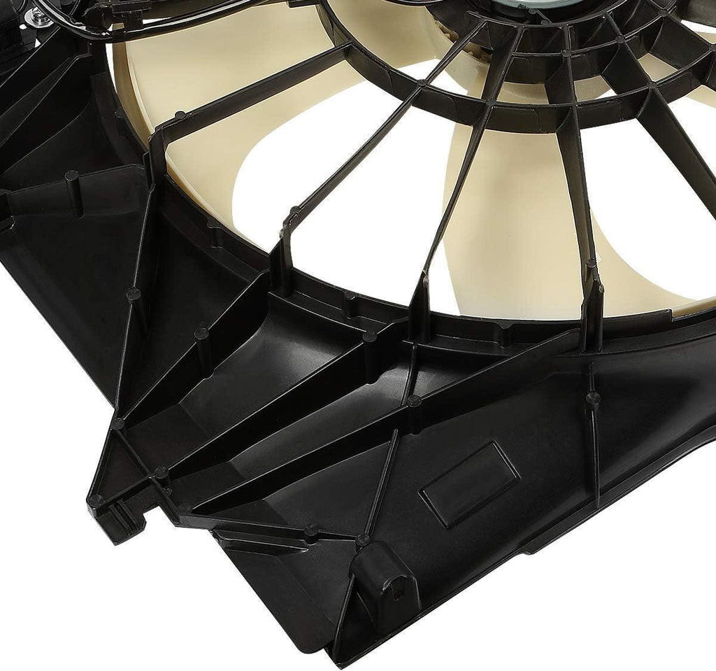 OEM-RF-0082 Factory Style Radiator Cooling Fan Assembly Cooling Efficiency Improved Direct Replacement [Compatible with 09-10 Dodge Ram 1500 Pickup]