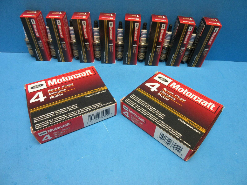 8 Spark Plugs OEM FORD Motorcraft SP509 HJFS24FP 5.4L V8 & Lariat