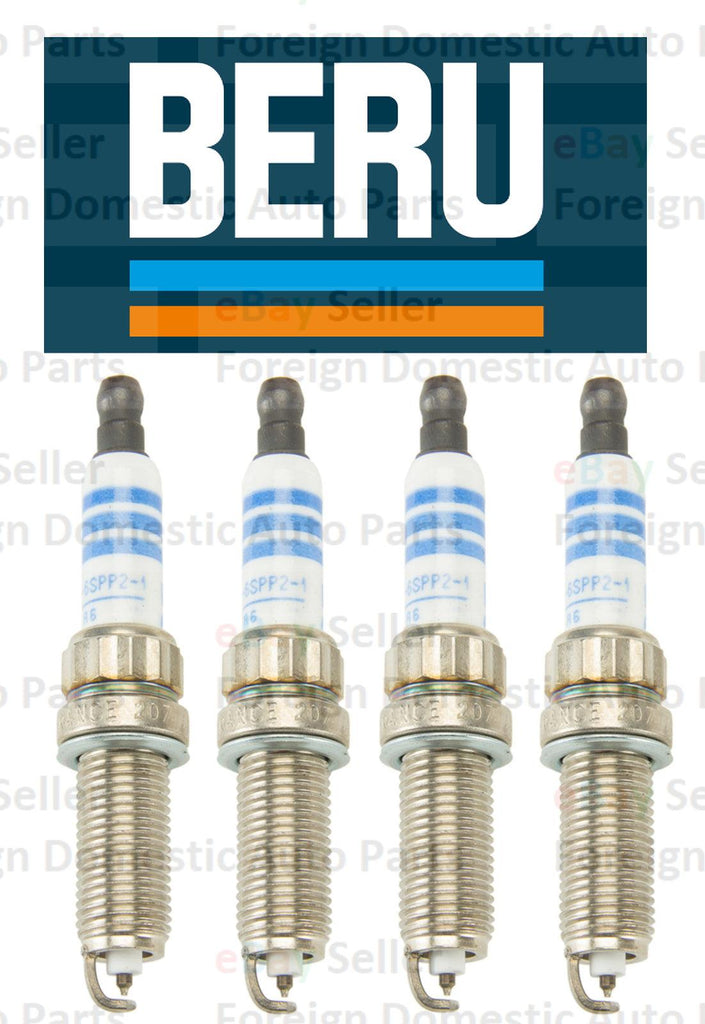 BERU Set of 4 Spark Plugs MINI TURBO N18B16 12122293697 NEW