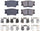 Power Stop Rear 17-1212 Ceramic Brake Pads Evolution Z17 for Es300H ES350 Avalon Camry Matrix Rav4 [Application Specific]
