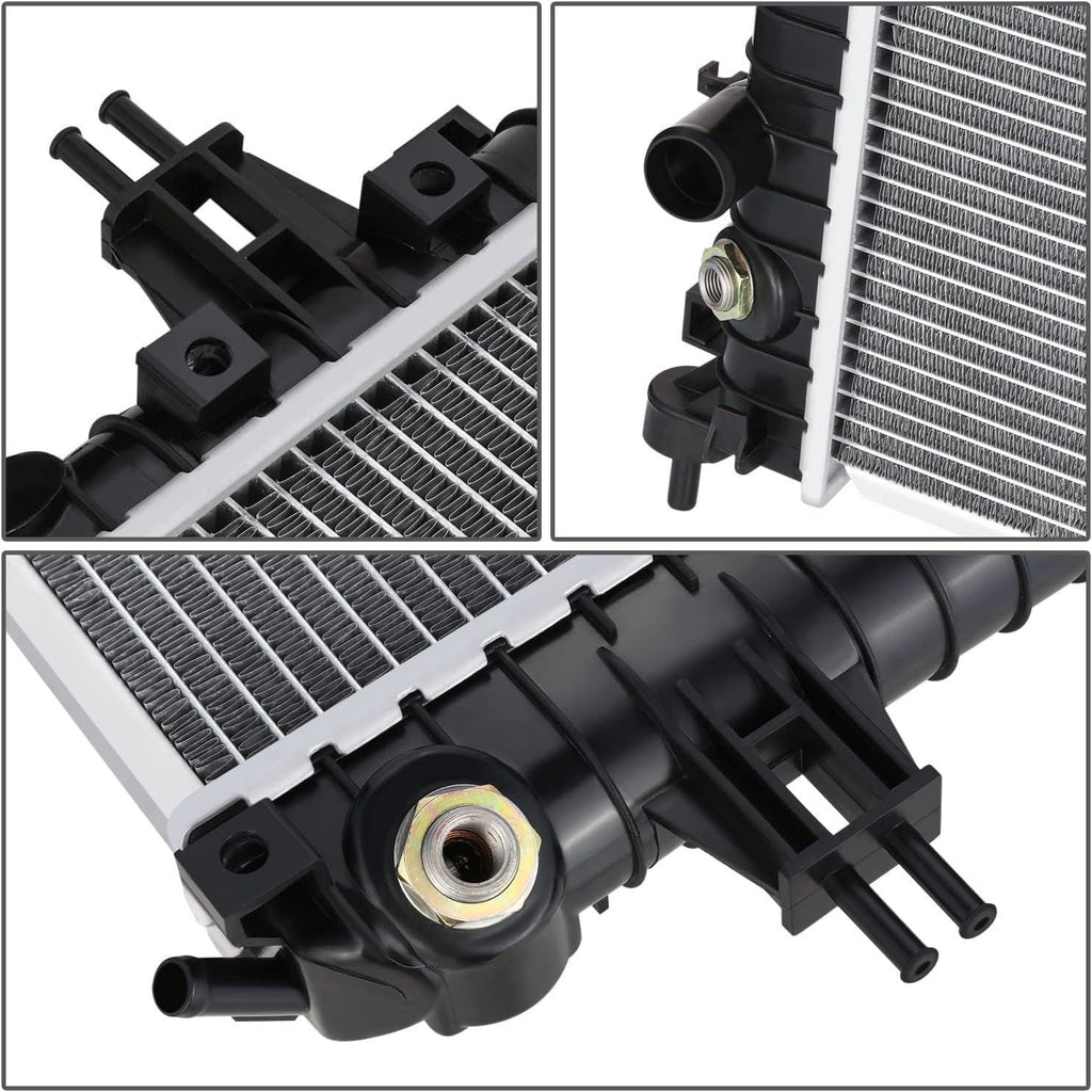 OEM-RA-13058 OE Style 1-Row Aluminum Cooling Radiator Compatible with 2008-2009 Saturn Astra 1.8L AT