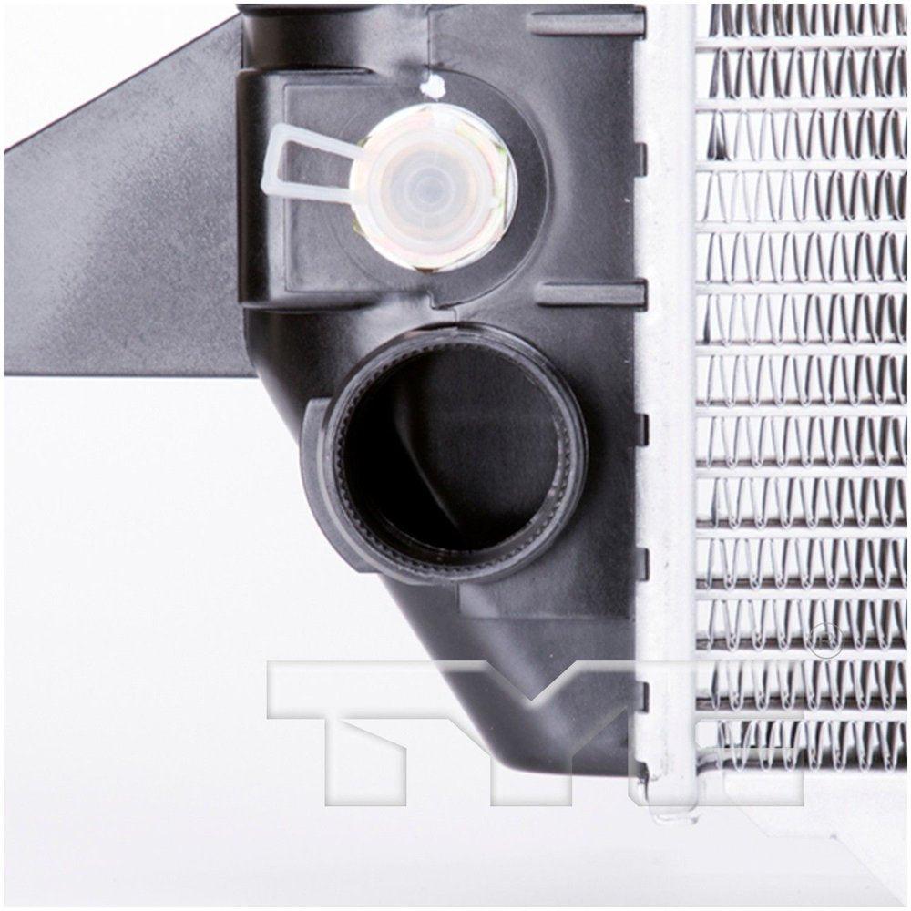 TYC 1451 Compatible with Ford F-Series 2-Row Plastic Aluminum Replacement Radiator