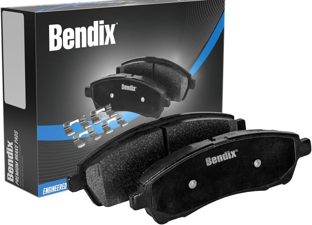 Bendix Premium SBC11 Ceramic Front Brake Pads for Select Models Dodge Dart,Ford Fairlane,Falcon,Sedan Delivery,Mustang,Ranchero,Mercury Comet,Cougar,Cyclone,Plymouth Barracuda,Duster,Scamp,Valiant