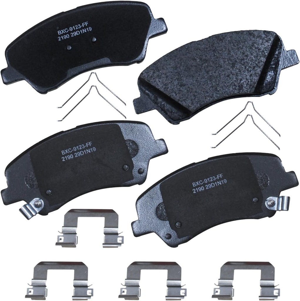 Bendix Premium SBC11 Ceramic Front Brake Pads for Select Models Dodge Dart,Ford Fairlane,Falcon,Sedan Delivery,Mustang,Ranchero,Mercury Comet,Cougar,Cyclone,Plymouth Barracuda,Duster,Scamp,Valiant