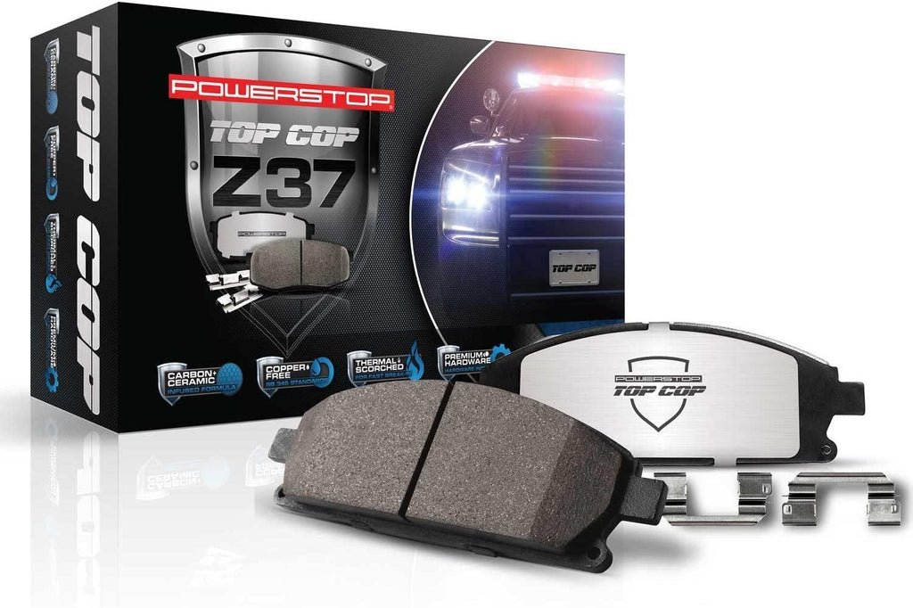 Rear Z37-2231 Carbon-Fiber Ceramic Brake Pads Z37 Top Cop