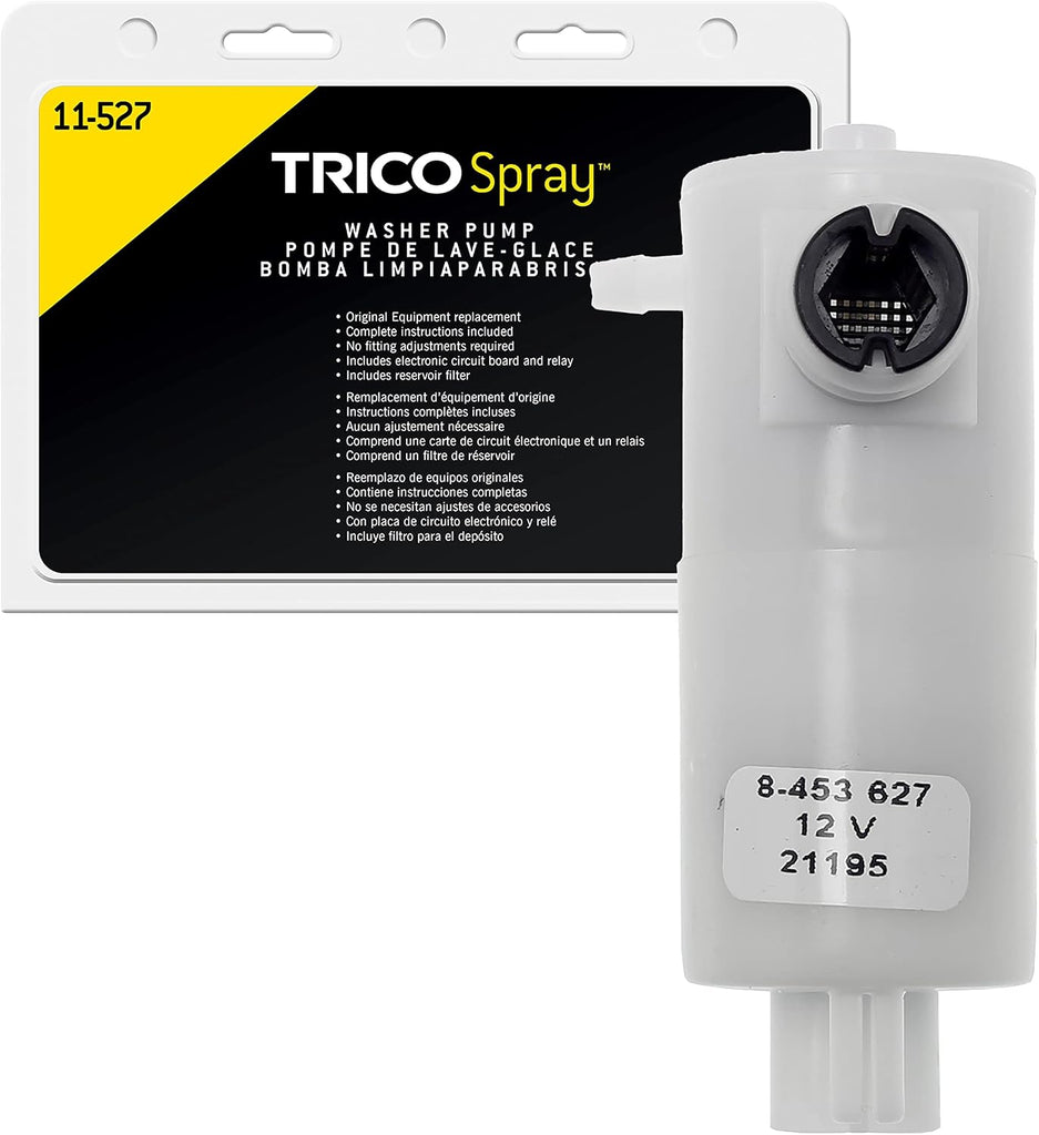 TRICO Spray Automotive Replacement Windshield Washer Pump (11-611) Fits Select Chevy, GEO, and Toyota Model Years