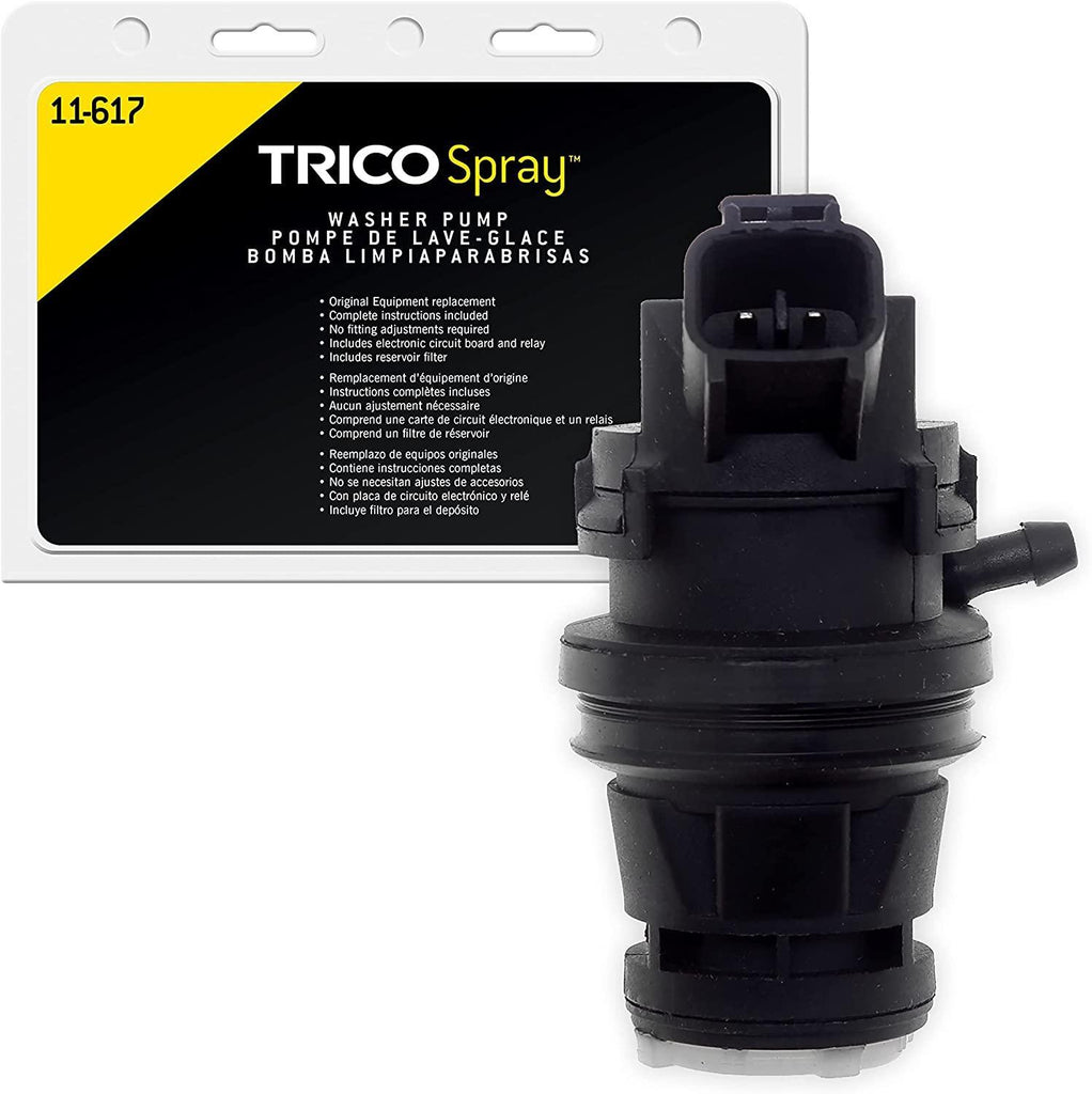 TRICO Spray Windshield Washer Pump (11-612) Fits Select Honda, Lexus, Mazda, Pontiac, Scion, and Toyota Model Years