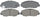 SGD465AC Service Grade Ceramic Disc Brake Pad Set