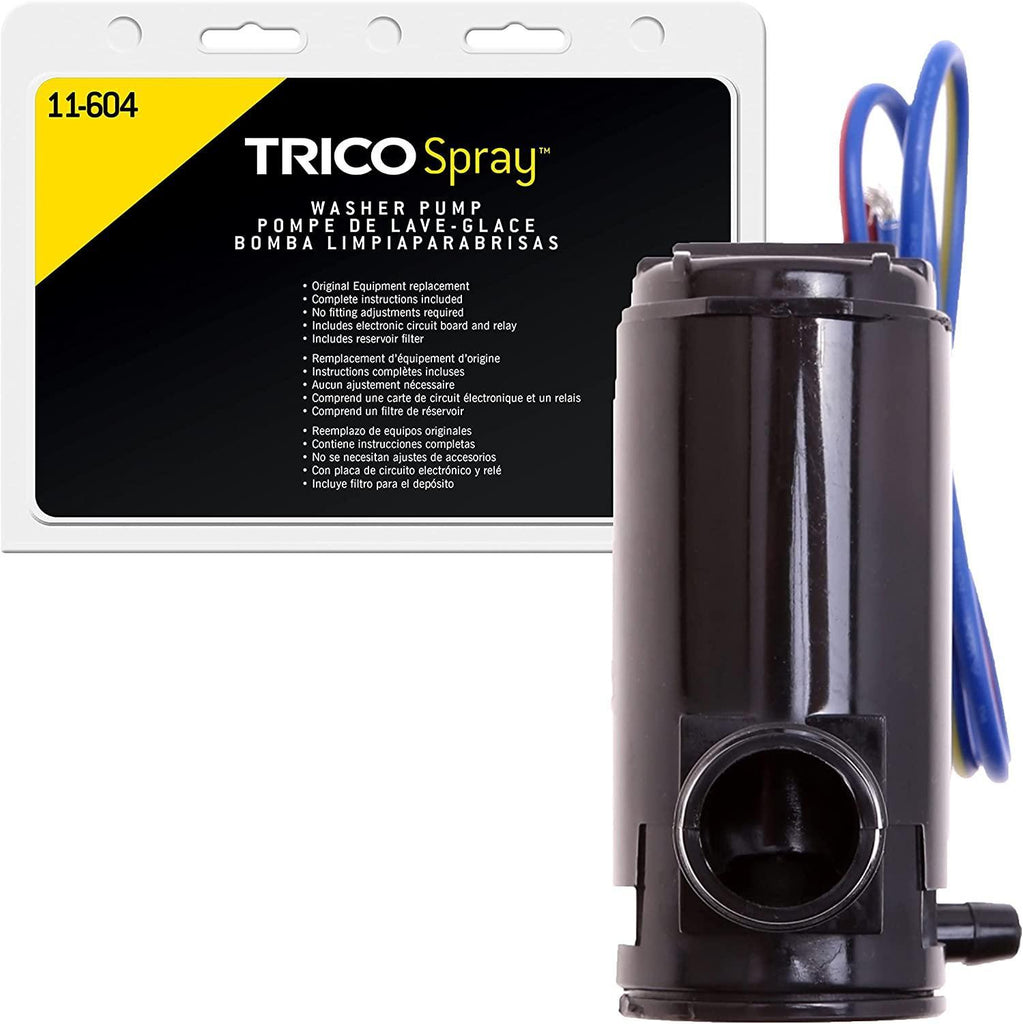 TRICO Spray Windshield Washer Pump (11-612) Fits Select Honda, Lexus, Mazda, Pontiac, Scion, and Toyota Model Years