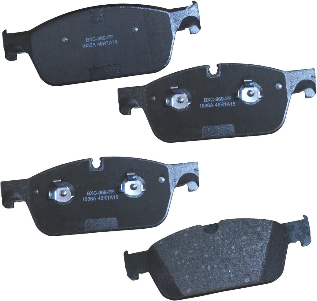 Bendix Premium SBC11 Ceramic Front Brake Pads for Select Models Dodge Dart,Ford Fairlane,Falcon,Sedan Delivery,Mustang,Ranchero,Mercury Comet,Cougar,Cyclone,Plymouth Barracuda,Duster,Scamp,Valiant