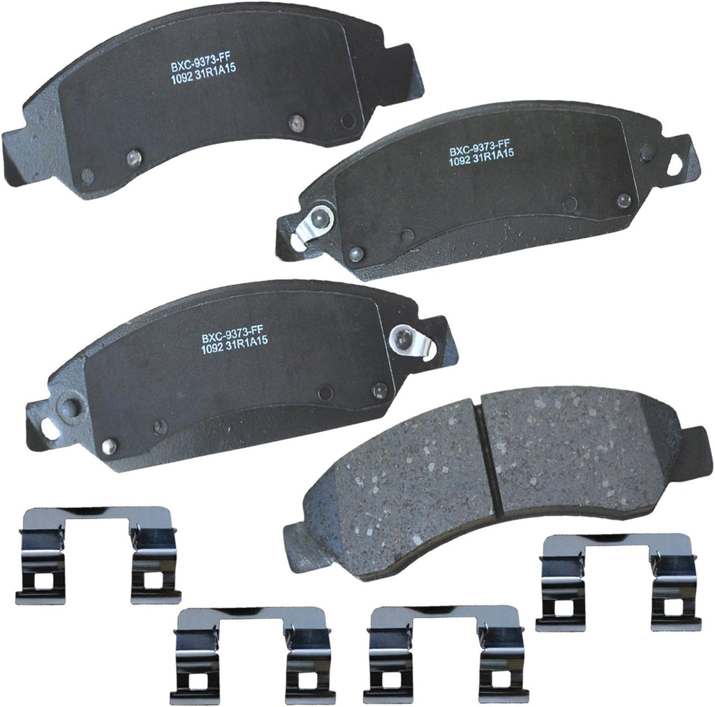 Bendix Premium SBC11 Ceramic Front Brake Pads for Select Models Dodge Dart,Ford Fairlane,Falcon,Sedan Delivery,Mustang,Ranchero,Mercury Comet,Cougar,Cyclone,Plymouth Barracuda,Duster,Scamp,Valiant