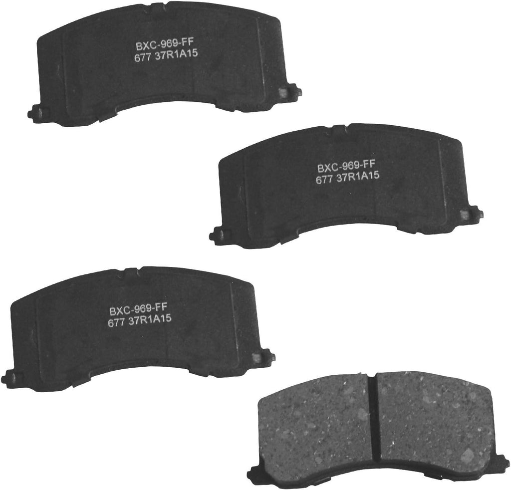 Bendix Premium SBC11 Ceramic Front Brake Pads for Select Models Dodge Dart,Ford Fairlane,Falcon,Sedan Delivery,Mustang,Ranchero,Mercury Comet,Cougar,Cyclone,Plymouth Barracuda,Duster,Scamp,Valiant