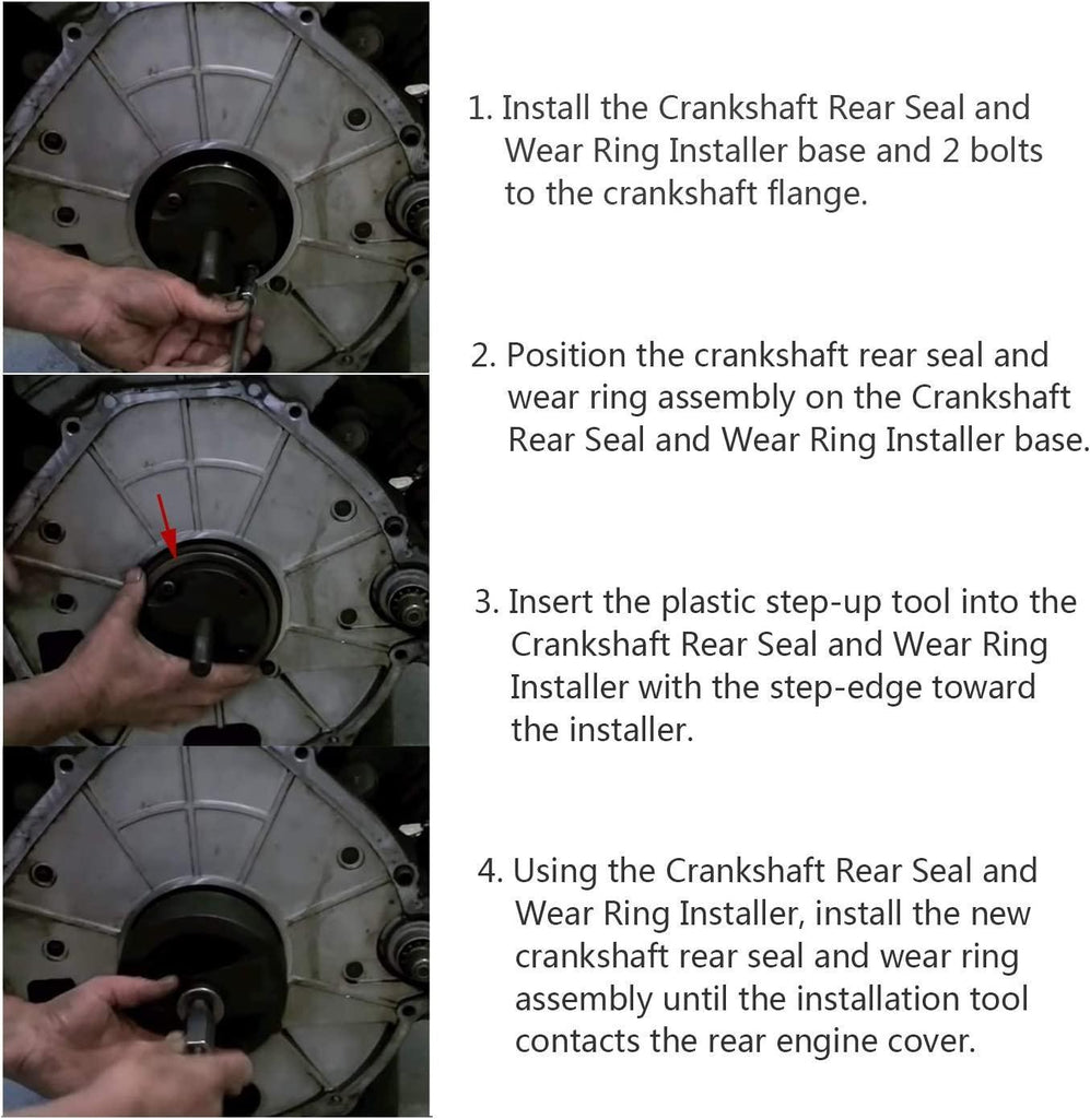 Crankshaft Rear Seal and Wear Ring Installer for Ford 4.5L, 6.0L & 6.4L Alternative to 303-770