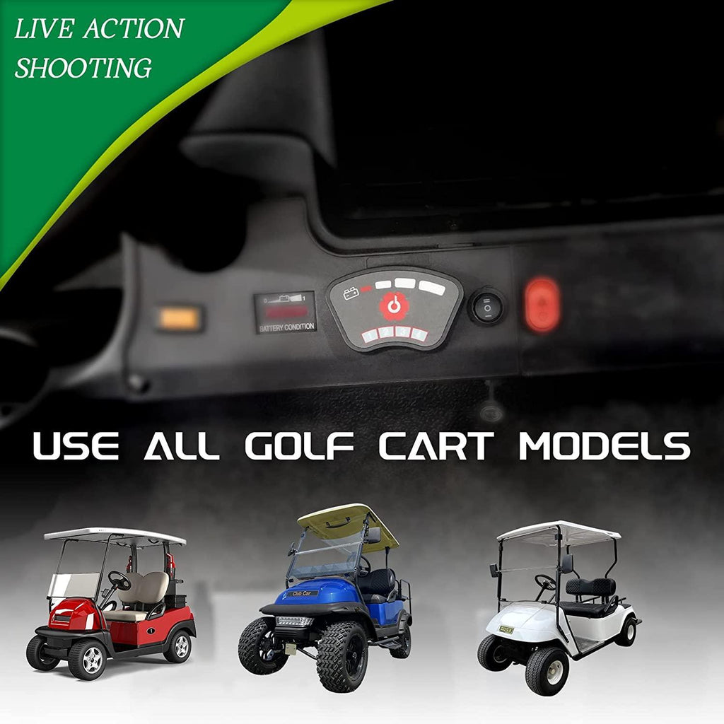 YUWEIDG0769 Lgnition Switch, Keyless Lgnition Key Switch for 36V-48V Golf Cart, EZGO/Yamaha/Club Car Replacement Golf Cart Keys
