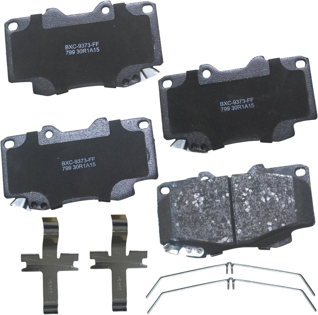 Bendix Premium SBC11 Ceramic Front Brake Pads for Select Models Dodge Dart,Ford Fairlane,Falcon,Sedan Delivery,Mustang,Ranchero,Mercury Comet,Cougar,Cyclone,Plymouth Barracuda,Duster,Scamp,Valiant