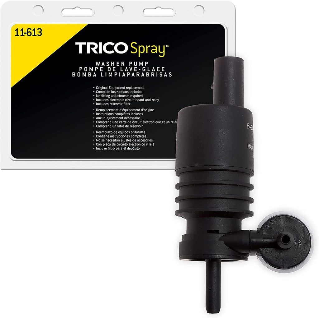TRICO Spray Windshield Washer Pump (11-612) Fits Select Honda, Lexus, Mazda, Pontiac, Scion, and Toyota Model Years