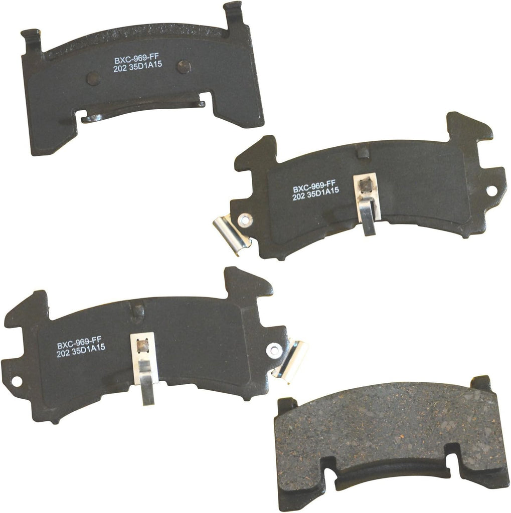 Bendix Premium SBC11 Ceramic Front Brake Pads for Select Models Dodge Dart,Ford Fairlane,Falcon,Sedan Delivery,Mustang,Ranchero,Mercury Comet,Cougar,Cyclone,Plymouth Barracuda,Duster,Scamp,Valiant