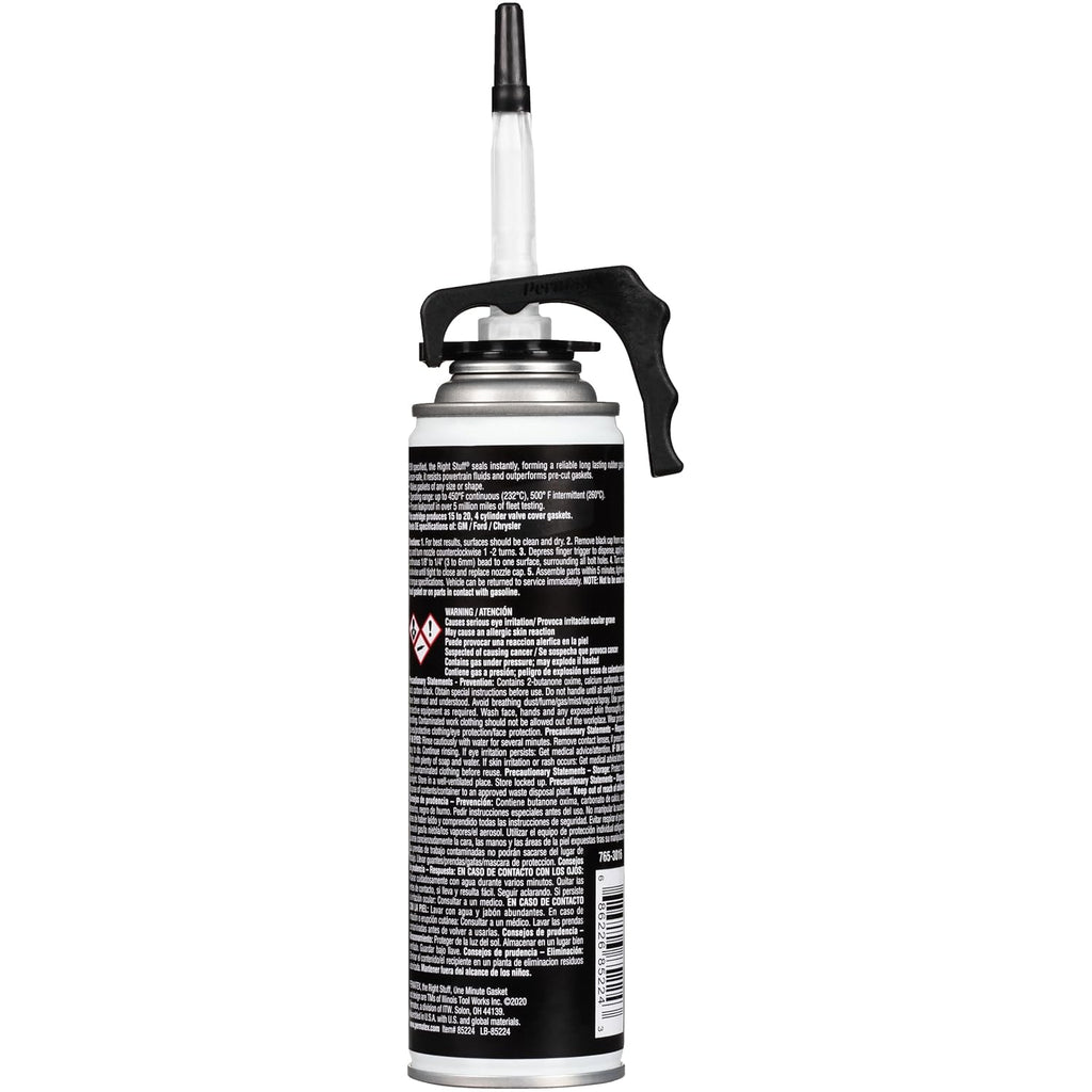 Permatex 82180 Ultra Black Maximum Oil Resistance RTV Silicone Gasket Maker, Sensor Safe And Non-Corrosive, For High Flex And Oil Resistant Applications 3 oz