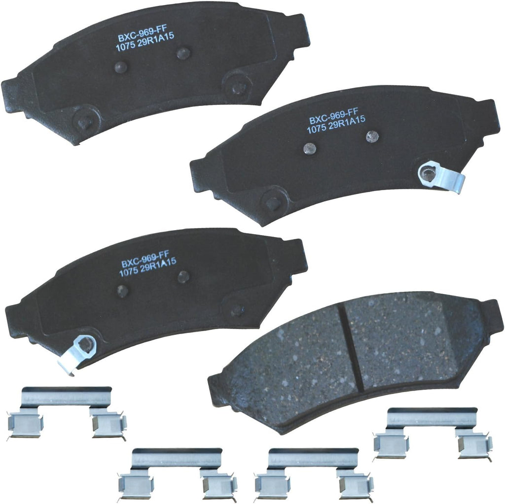 Bendix Premium SBC11 Ceramic Front Brake Pads for Select Models Dodge Dart,Ford Fairlane,Falcon,Sedan Delivery,Mustang,Ranchero,Mercury Comet,Cougar,Cyclone,Plymouth Barracuda,Duster,Scamp,Valiant