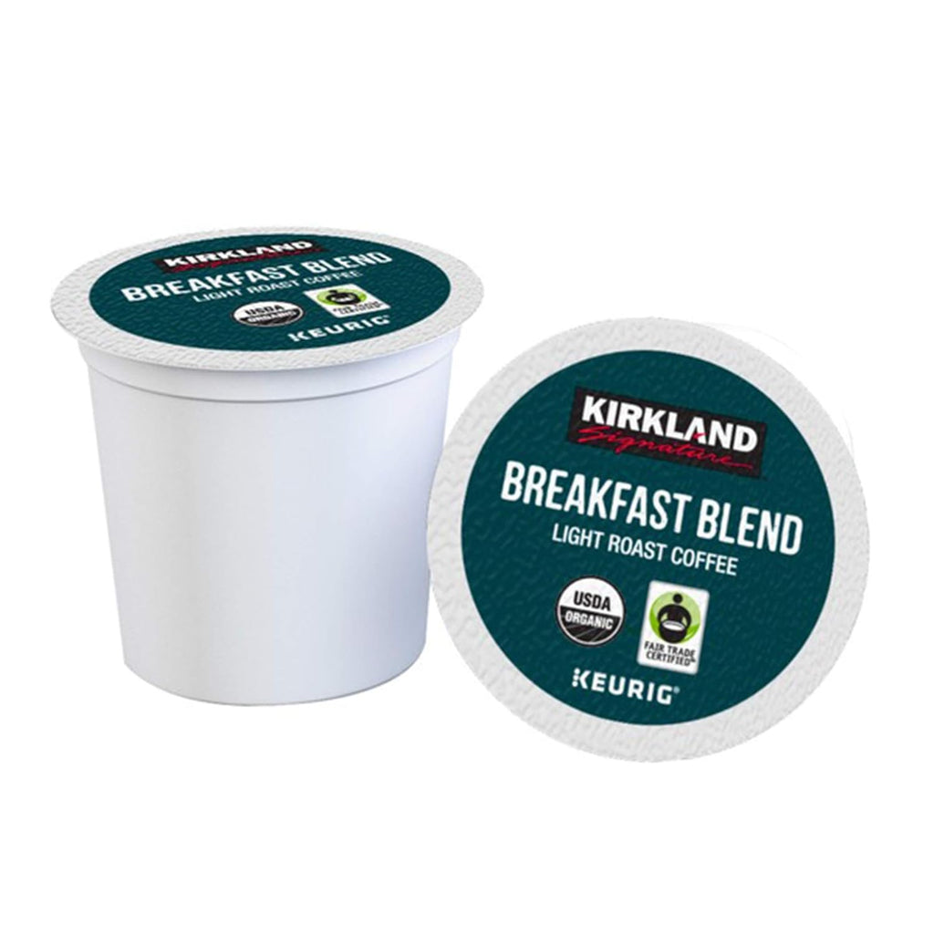 Kirkland Breakfast Blend Coffee Pods 25 Count for Keurig Brewer Caffeinated Coffee