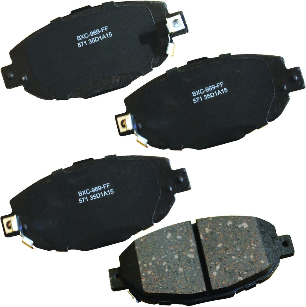 Bendix Premium SBC11 Ceramic Front Brake Pads for Select Models Dodge Dart,Ford Fairlane,Falcon,Sedan Delivery,Mustang,Ranchero,Mercury Comet,Cougar,Cyclone,Plymouth Barracuda,Duster,Scamp,Valiant