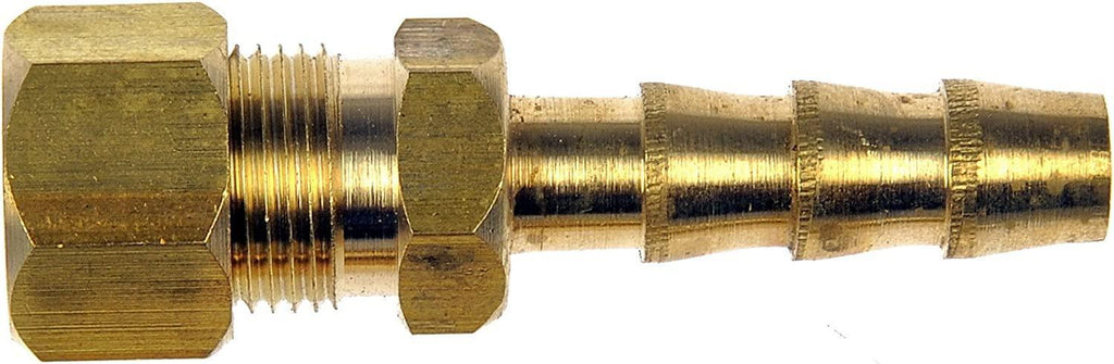 Dorman 800-035.5 Fuel Line Adapter - 3/8 In. Steel Compression to 3/8 In. Nylon Barbed, 5 Pack