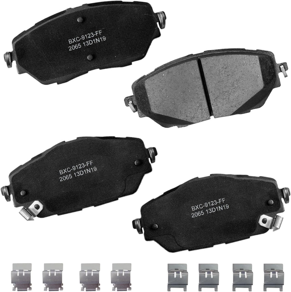 Bendix Premium SBC11 Ceramic Front Brake Pads for Select Models Dodge Dart,Ford Fairlane,Falcon,Sedan Delivery,Mustang,Ranchero,Mercury Comet,Cougar,Cyclone,Plymouth Barracuda,Duster,Scamp,Valiant