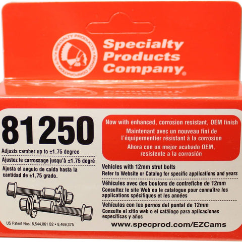 81250 Specialty Products Co. Ez Cam Xr(12mm)