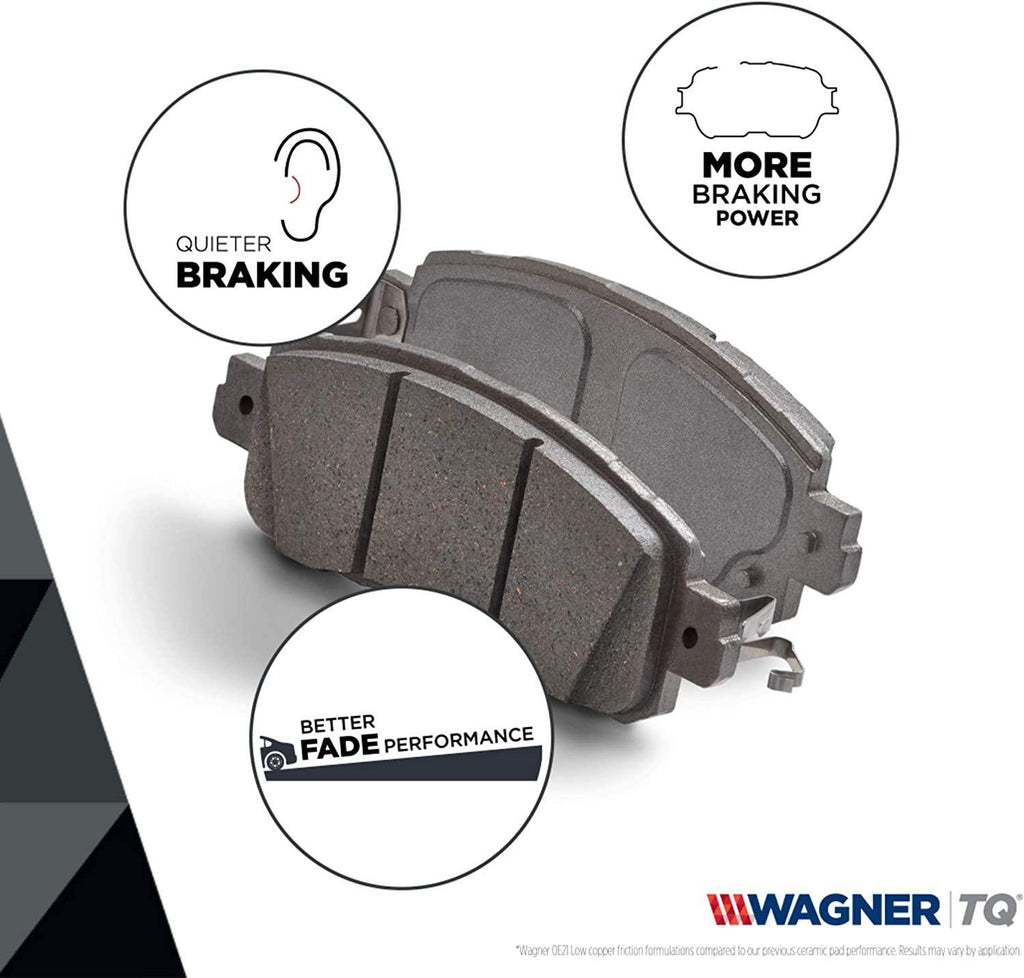Wagner ThermoQuiet MX242 Semi-Metallic Disc Brake Pad Set