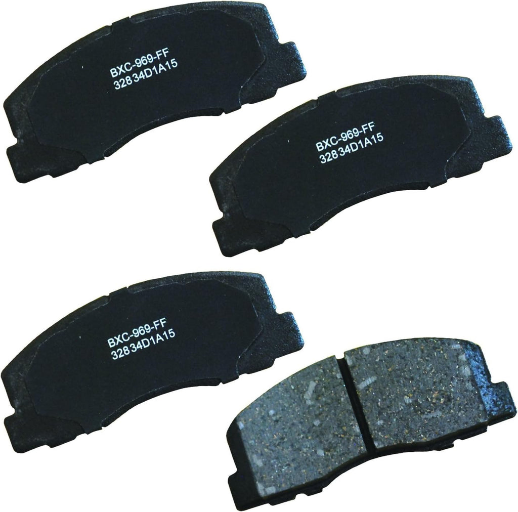 Bendix Premium SBC11 Ceramic Front Brake Pads for Select Models Dodge Dart,Ford Fairlane,Falcon,Sedan Delivery,Mustang,Ranchero,Mercury Comet,Cougar,Cyclone,Plymouth Barracuda,Duster,Scamp,Valiant