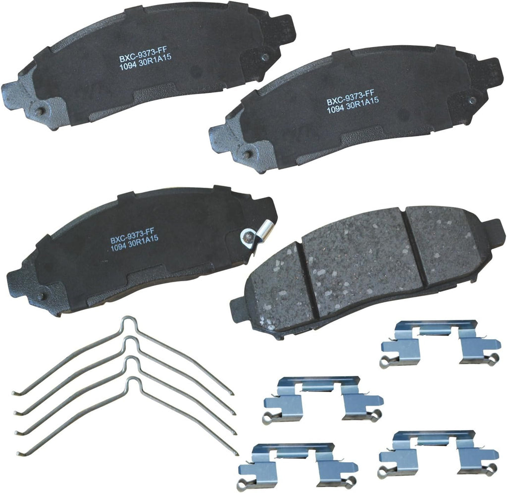 Bendix Premium SBC11 Ceramic Front Brake Pads for Select Models Dodge Dart,Ford Fairlane,Falcon,Sedan Delivery,Mustang,Ranchero,Mercury Comet,Cougar,Cyclone,Plymouth Barracuda,Duster,Scamp,Valiant