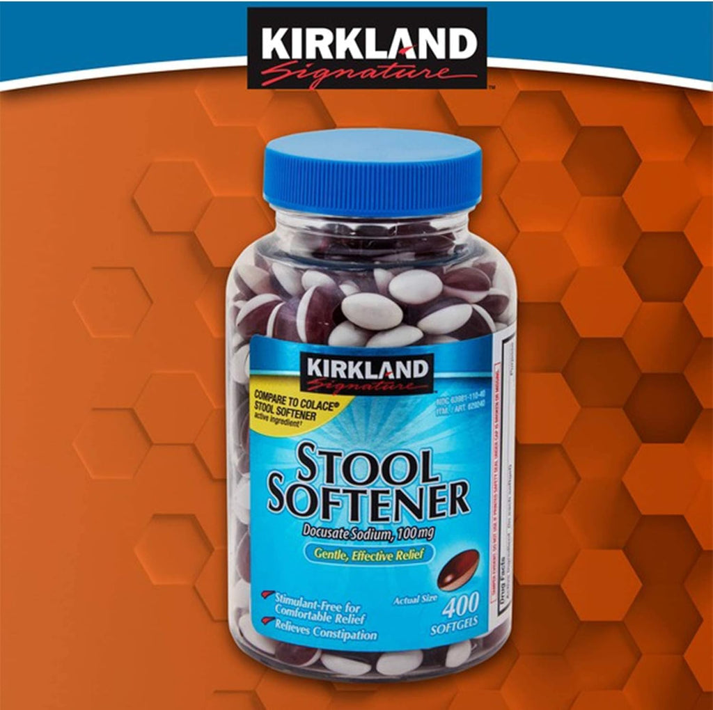 Kirkland Signature Stool Softener 100 mg, 400 Softgels