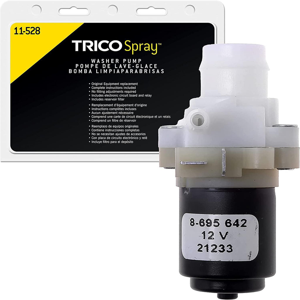 TRICO Spray Windshield Washer Pump (11-612) Fits Select Honda, Lexus, Mazda, Pontiac, Scion, and Toyota Model Years