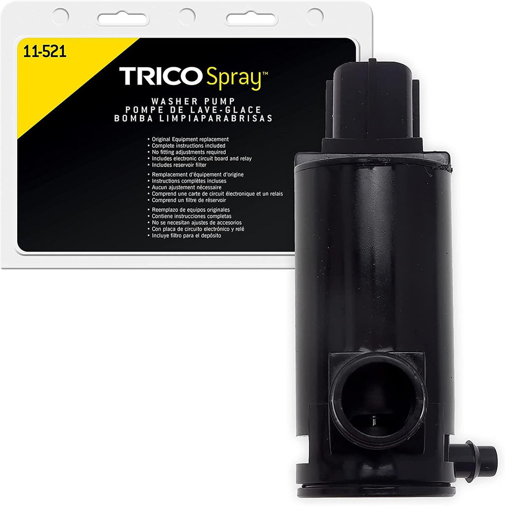 TRICO Spray Windshield Washer Pump (11-612) Fits Select Honda, Lexus, Mazda, Pontiac, Scion, and Toyota Model Years