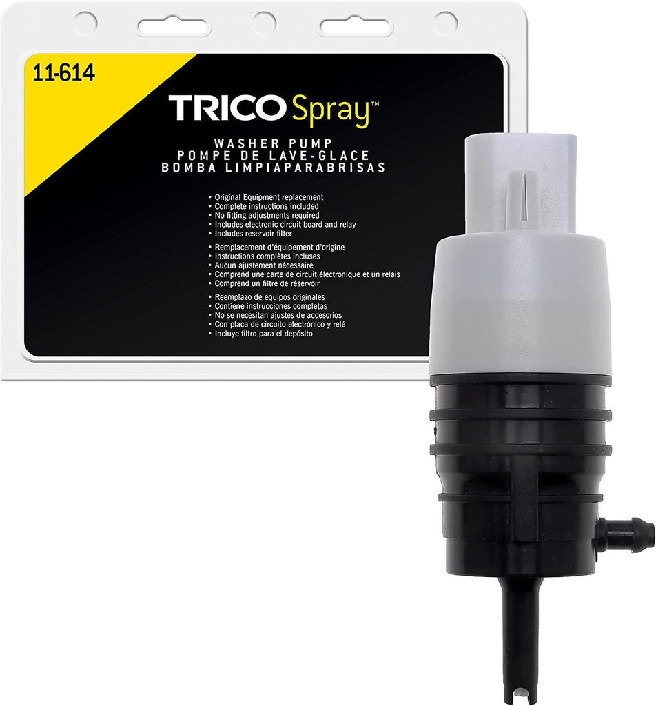 TRICO Spray Windshield Washer Pump (11-612) Fits Select Honda, Lexus, Mazda, Pontiac, Scion, and Toyota Model Years