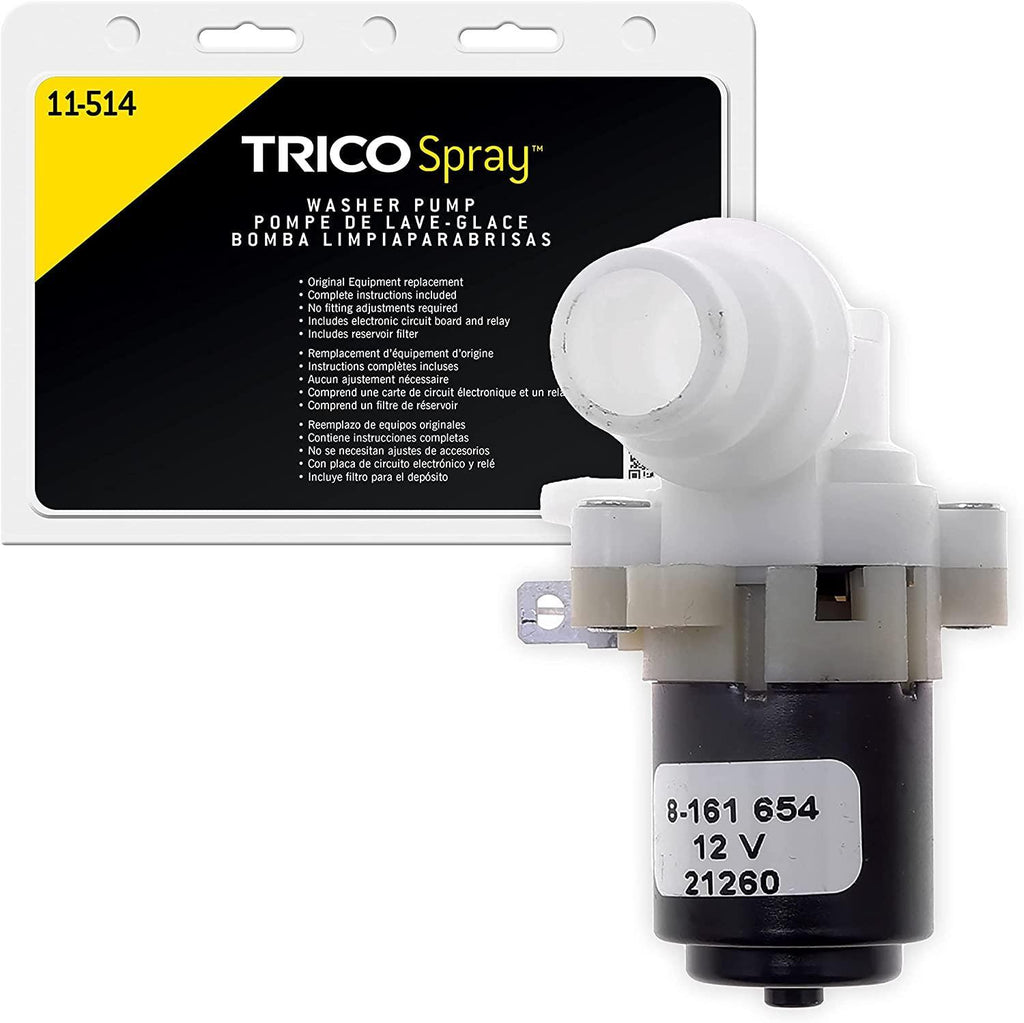 TRICO Spray Windshield Washer Pump (11-612) Fits Select Honda, Lexus, Mazda, Pontiac, Scion, and Toyota Model Years