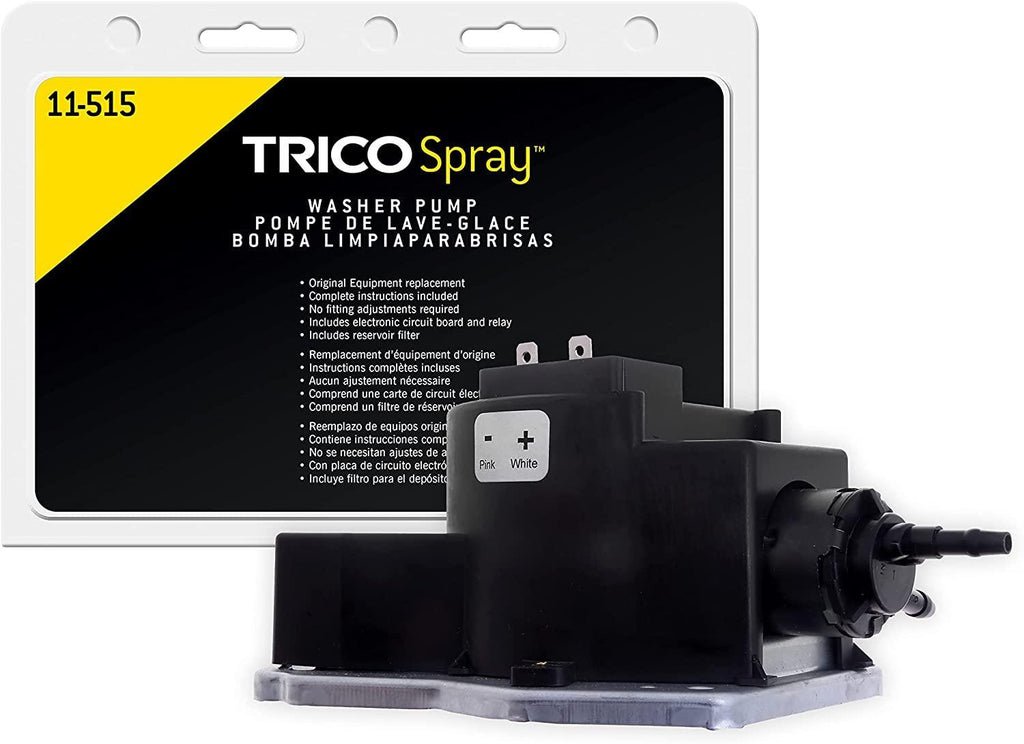 TRICO Spray Windshield Washer Pump (11-612) Fits Select Honda, Lexus, Mazda, Pontiac, Scion, and Toyota Model Years