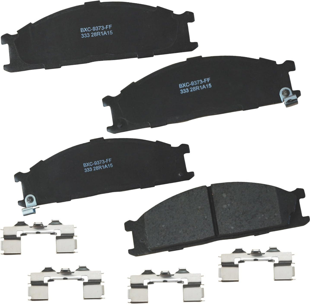 Bendix Premium SBC11 Ceramic Front Brake Pads for Select Models Dodge Dart,Ford Fairlane,Falcon,Sedan Delivery,Mustang,Ranchero,Mercury Comet,Cougar,Cyclone,Plymouth Barracuda,Duster,Scamp,Valiant