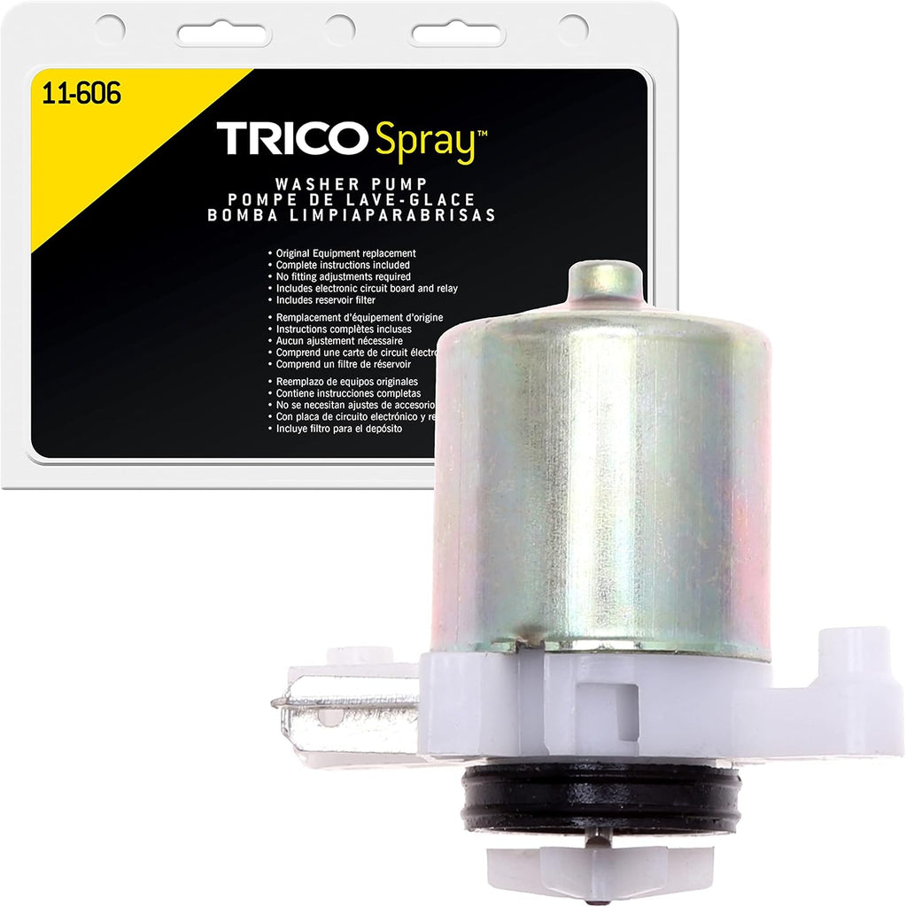 TRICO Spray Automotive Replacement Windshield Washer Pump (11-611) Fits Select Chevy, GEO, and Toyota Model Years