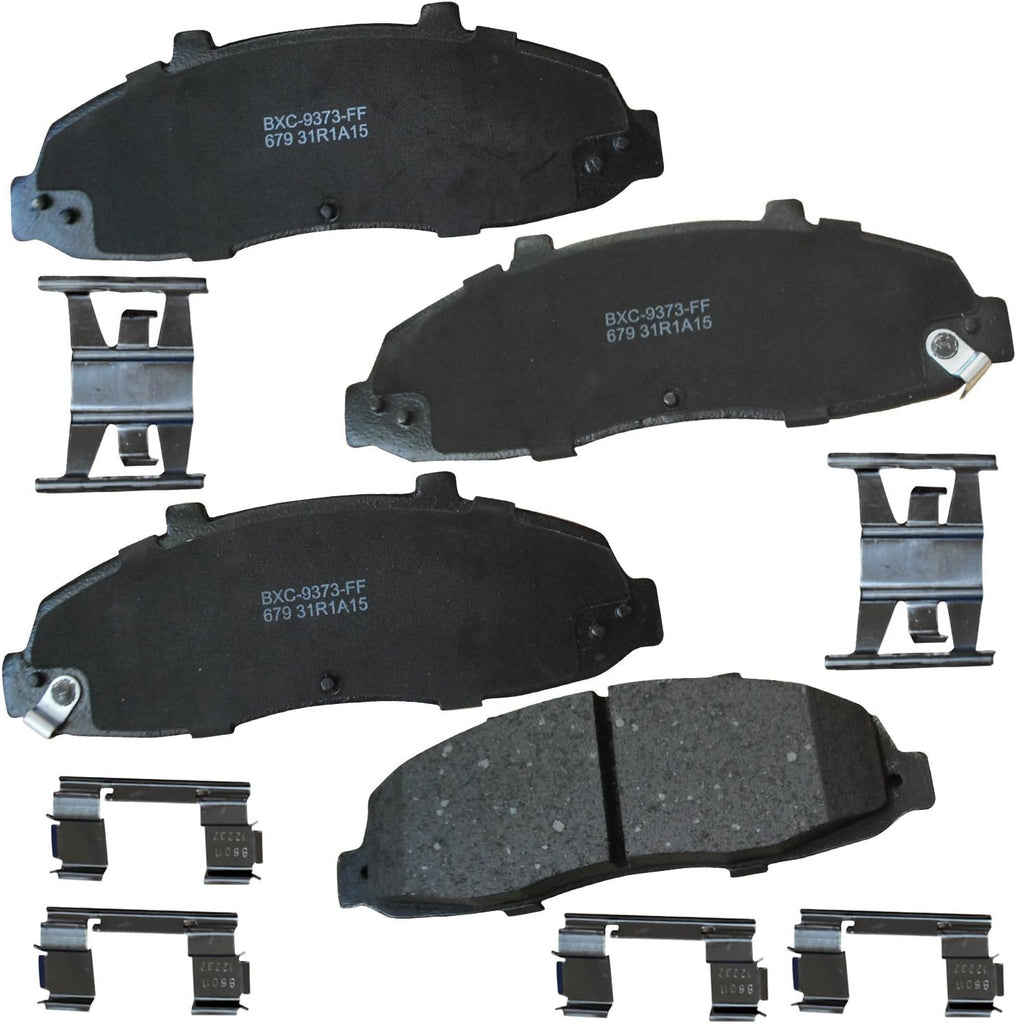 Bendix Premium SBC11 Ceramic Front Brake Pads for Select Models Dodge Dart,Ford Fairlane,Falcon,Sedan Delivery,Mustang,Ranchero,Mercury Comet,Cougar,Cyclone,Plymouth Barracuda,Duster,Scamp,Valiant