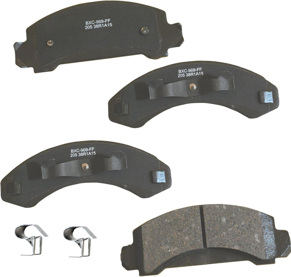 Bendix Premium SBC11 Ceramic Front Brake Pads for Select Models Dodge Dart,Ford Fairlane,Falcon,Sedan Delivery,Mustang,Ranchero,Mercury Comet,Cougar,Cyclone,Plymouth Barracuda,Duster,Scamp,Valiant