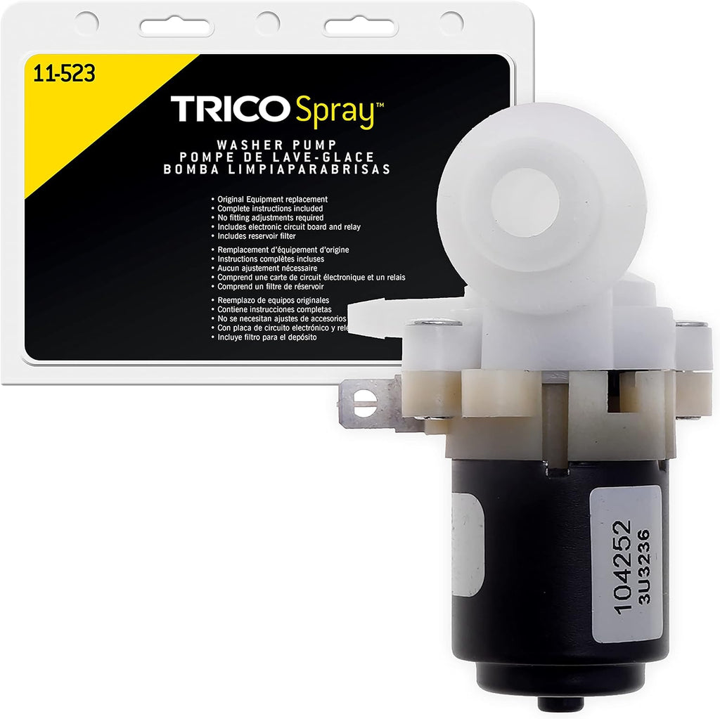 TRICO Spray Automotive Replacement Windshield Washer Pump (11-611) Fits Select Chevy, GEO, and Toyota Model Years