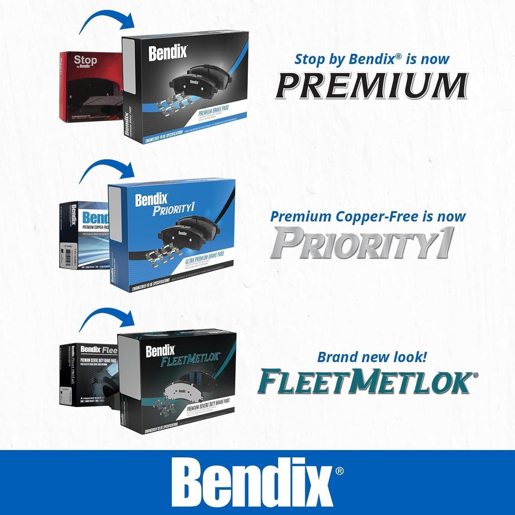 Bendix Premium SBC11 Ceramic Front Brake Pads for Select Models Dodge Dart,Ford Fairlane,Falcon,Sedan Delivery,Mustang,Ranchero,Mercury Comet,Cougar,Cyclone,Plymouth Barracuda,Duster,Scamp,Valiant