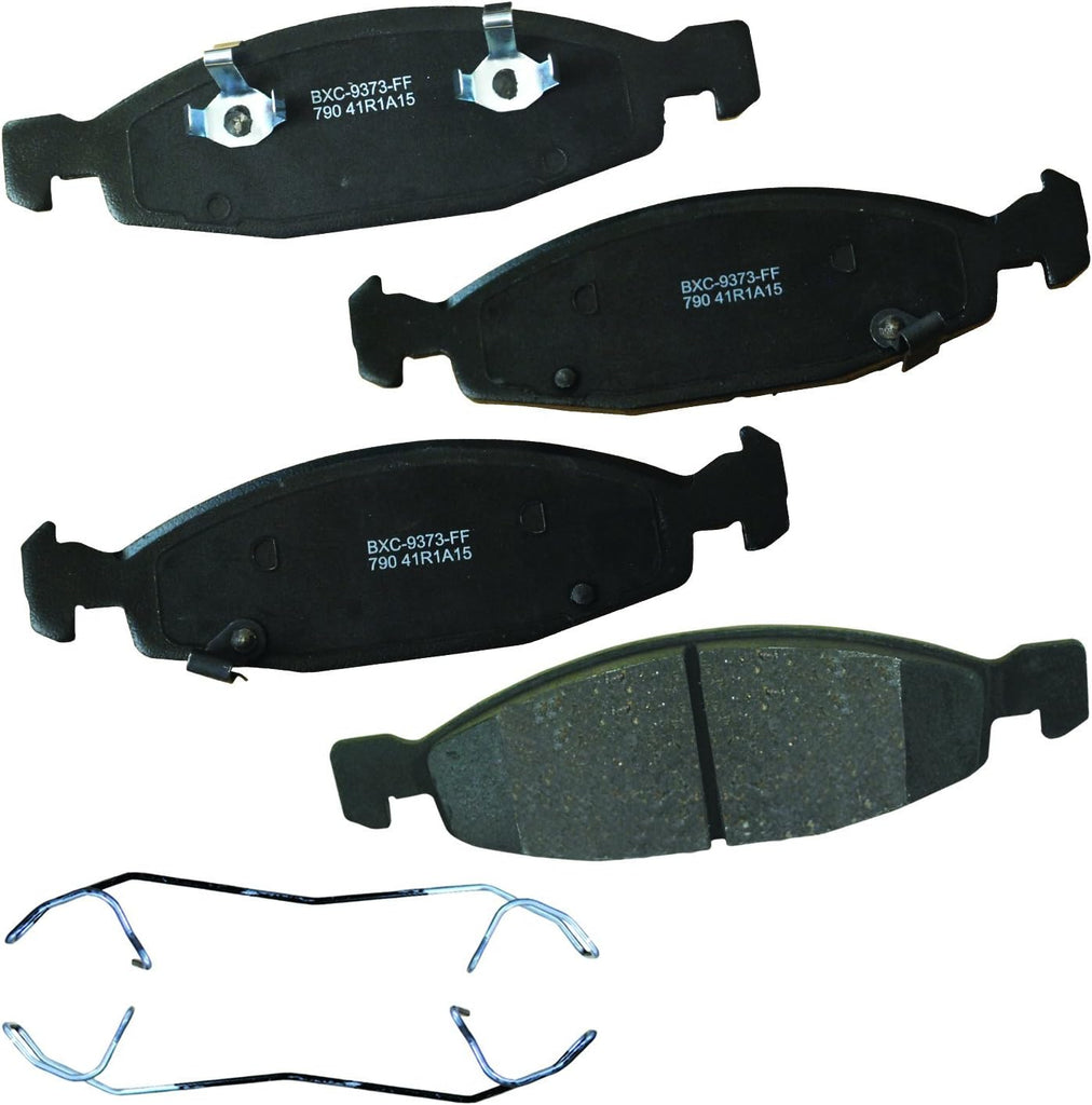 Bendix Premium SBC11 Ceramic Front Brake Pads for Select Models Dodge Dart,Ford Fairlane,Falcon,Sedan Delivery,Mustang,Ranchero,Mercury Comet,Cougar,Cyclone,Plymouth Barracuda,Duster,Scamp,Valiant
