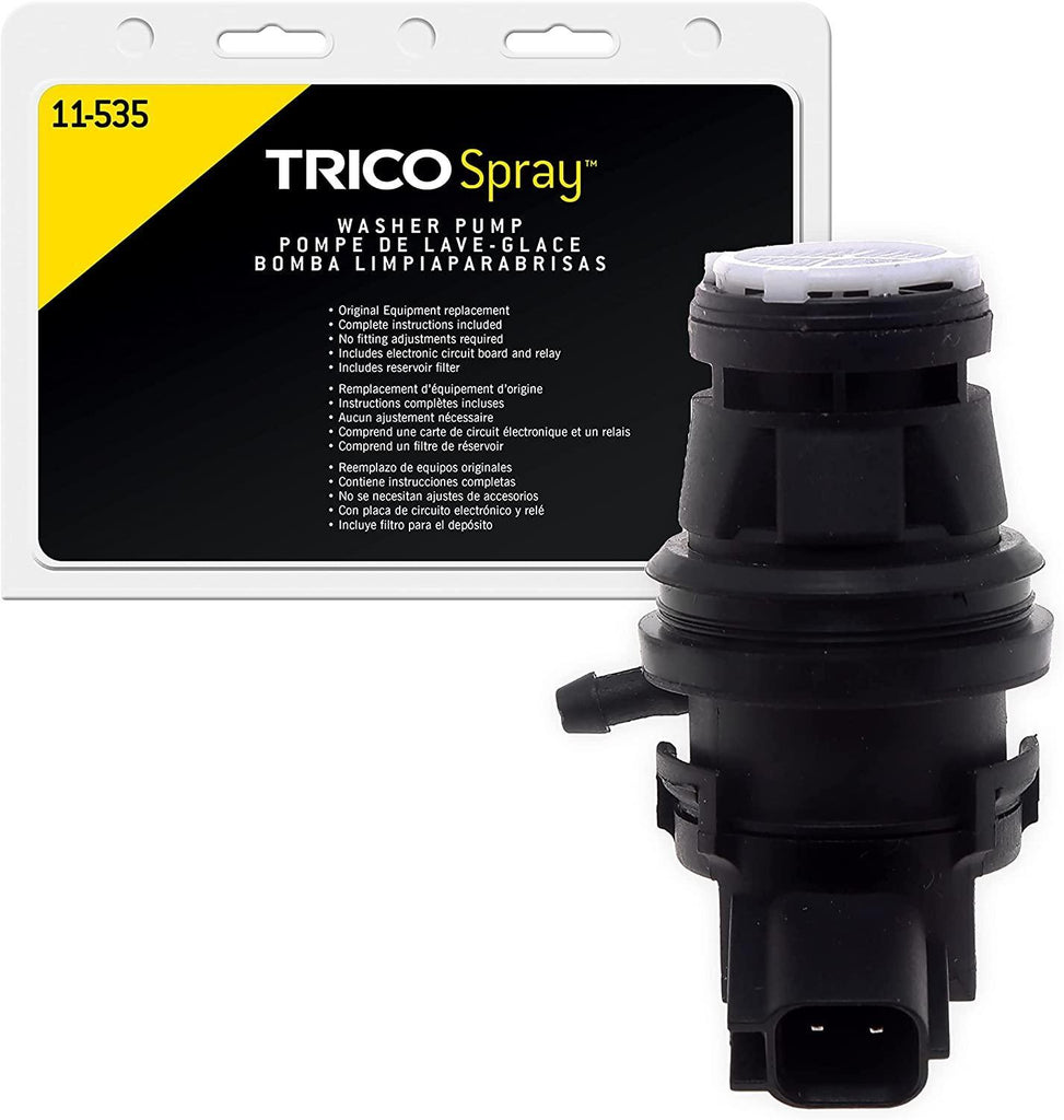 TRICO Spray Windshield Washer Pump (11-612) Fits Select Honda, Lexus, Mazda, Pontiac, Scion, and Toyota Model Years