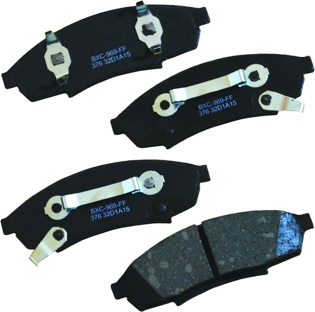 Bendix Premium SBC11 Ceramic Front Brake Pads for Select Models Dodge Dart,Ford Fairlane,Falcon,Sedan Delivery,Mustang,Ranchero,Mercury Comet,Cougar,Cyclone,Plymouth Barracuda,Duster,Scamp,Valiant