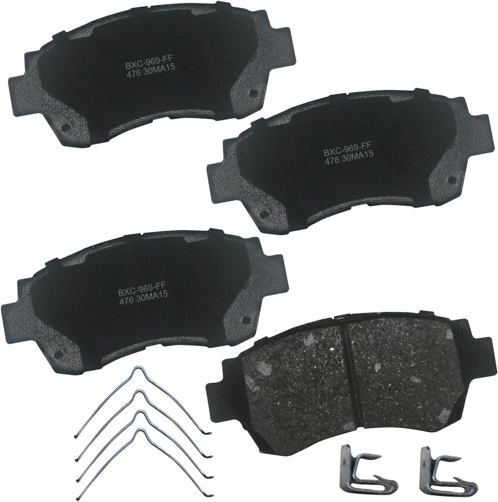 Bendix Premium SBC11 Ceramic Front Brake Pads for Select Models Dodge Dart,Ford Fairlane,Falcon,Sedan Delivery,Mustang,Ranchero,Mercury Comet,Cougar,Cyclone,Plymouth Barracuda,Duster,Scamp,Valiant