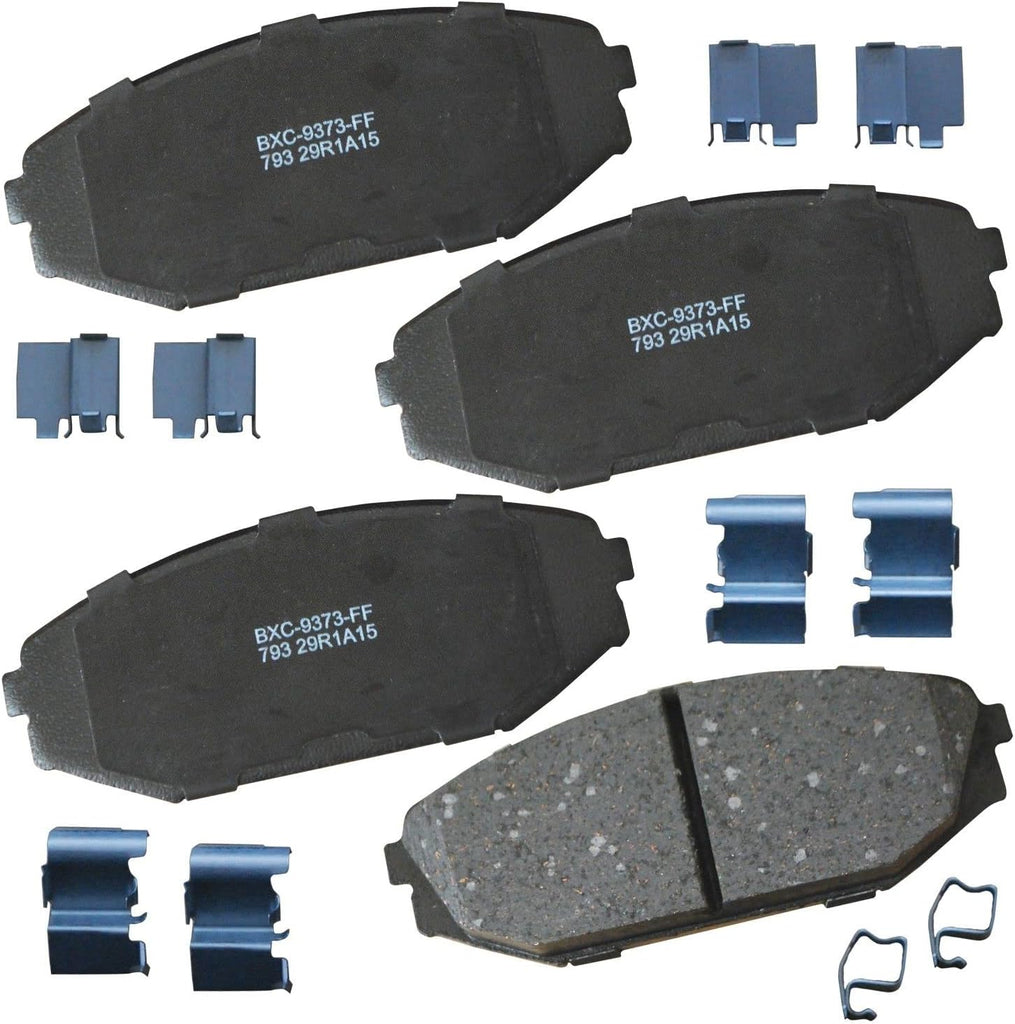Bendix Premium SBC11 Ceramic Front Brake Pads for Select Models Dodge Dart,Ford Fairlane,Falcon,Sedan Delivery,Mustang,Ranchero,Mercury Comet,Cougar,Cyclone,Plymouth Barracuda,Duster,Scamp,Valiant